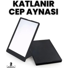 SHC4200 Mey Ithalat® Katlanabilir Ikili Cep Aynası Seti – Net Cam & Ergonomik Kompakt Tasarım