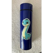 Promopanya Mavi Uzun Süre Yalıtım Sağlayan Bebek Termosu (Bebek Mama TERMOSU-12SAAT-DINO Resimli,isme Özel-Kişiye Özel-Kişiselleştirilebilir,isim Yazılabilir)