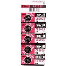 Magicool Maxell CR2025 3V Lityum Düğme Pil 5'li Paket