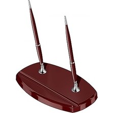 SHC4200 Scrikss 17 Ikili Kalem Masa Takımı Bordo Dolma Kalemtükenmez Kalem