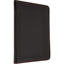 SHC4200 2k 414-4 Sekreter Notluğu A4 Sekreterlik Dosyası Fermuarlı Deri Kapaklı Sekreter Tablası, Bordo