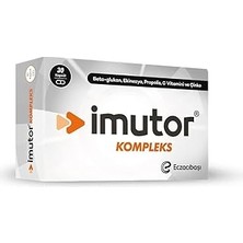 SHC4200 Imutor Kompleks 30 Kapsül – – Beta Glukan, Ekinezya, Propolis, C Vitamini, Çinko