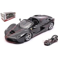 SHC4200 Burago BU26022BK Ferrari La Ferrari Aperta Black 1: 24 Modellino Döküm Model
