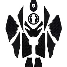 SHC4200 16 Parça Mv Agusto Turismo Veloce ile Uyumlu Kaydırmaz Tank Pad – 6d Karbon | Çizilmeye Karşı Kalka