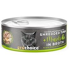 SHC4200 Prochoice Tuna Shredded Tahılsız, Hipoalerjenik, Tiftiklenmiş Tuna Balıklı &amp; Midyeli Yaş M