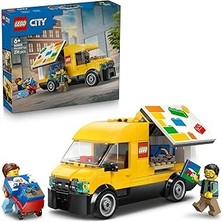 SHC4200 City: Kamyonet 60500 – 6 Yaş Üzeri Erkek Kız Çocuklar Için Sürücü Işçi Minifigür