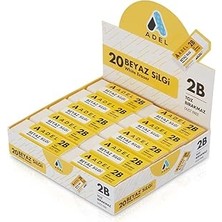 SHC4200 Adel Beyaz Dust-Free Silgi - Büyük Boy - 20 Adet