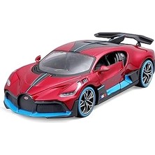 SHC4200 Maisto Bugatti Divo: Model Araba, 1:24 Ölçeğinde, Hareketli Kapılar, Kırmızı (531526R)