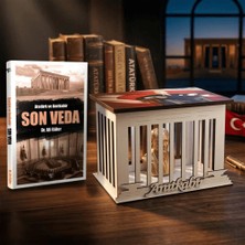 Halk Kitabevi Son Veda ve Atatürk Büstlü Ahşap Anıtkabir Işıklı Maket