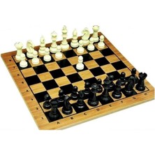 Feyza Design Ahşap Tablalı Satranç Takımı - Eğitici Zeka Oyunu