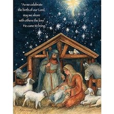 SHC4200 Lang 1004674 -"kutsal Aile", Kutulu Noel Kartları, Susan Winget'ın Sanat Çalışması&q