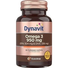 SHC4200 Dynavit 3 950 30 Yumuşak Kapsül - Yüksek Epa &amp; Dha - 1400MG Balık Yağı