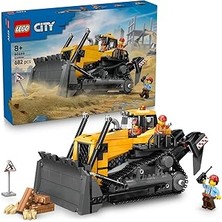 SHC4200 City Sarı Buldozer 60466 – 8 Yaş Üzeri Çocuklar Için Inşaat Sahası Temalı Araç Ekipman O