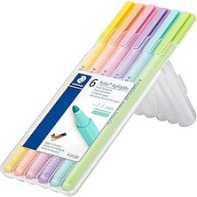 SHC4200 Staedtler 362 Csb6 Triplus Textsurfer Pastel Fosforlu Kalem 6'lı Set