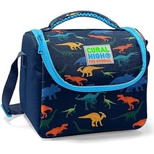 SHC4200 Coral High Lacivert Dinazorlar Erkek Çocuk Okul Beslenme Çantası