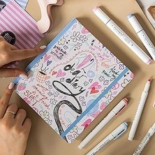 SHC4200 2026 Dikey Haftalık Ajanda 12 Aylık Sert Kapak x 20 cm - Çok Renkli