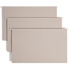 SHC4200 Smead Tuff Asma Dosya Klasörü, Easy Slide Tab, Legal Boy, Çelik Gri, 18'li Kutu