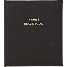 SHC4200 C.r. Gibson Siyah Adres Defteri, 6 Halkalı, Doldurulabilir, 440 Giriş, 16,5 cm G x 18,4 cm U