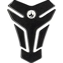 SHC4200 Universal Tank Pad | Yamaha, Bmw, Honda ile Uyumlu | Kaydırmaz Dayanıklı Karbon | Motosiklet Tan