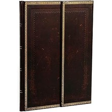 SHC4200 Black Moroccan Grande Unlined Hardcover Journal