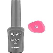 SHC4200 Alix Avien Pembe Kalıcı Oje 68-Yoğun Renk Veren Jel Oje 12 Ml-Nail Uv Gel Polish 68