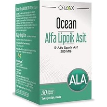 SHC4200 Orzax Alfa Lipoik Asit 200 30 Kapsül 74252