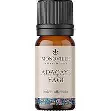SHC4200 Monoville Adaçayı (Acı Elma) Uçucu Yağı 10 ML%100 Saf Doğal (Sage Essential Oil)