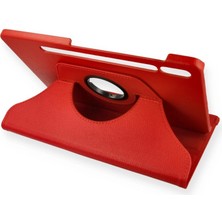 SiHako Galaxy T860 Tab S6 10.5 Kılıf 360 Tablet Deri Kılıf - Kırmızı