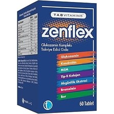 SHC4200 Zenflex 60 Tablet Glukozamin Kondroitin Msm Tip Ii Kolajen