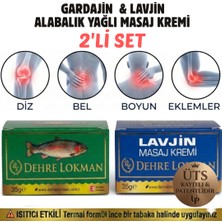 Dehre Lokman Gardajin 35 gr & Lavjin 35 gr Alabalık Yağlı Masaj Kremi 2'li Set-Diz,bel,boyun,kas ve Eklemler Için