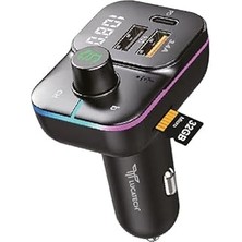 SHC4200 USB Flash + Hafıza Kart Uyumlu Fm Transmitter - Araç Şarjı Bluetooth Kiti