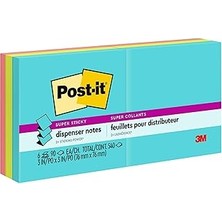 SHC4200 Post-It Süper Yapışkan Pop-Up Notlar, 3x3 Inç, 6 Ped, 2x Yapıştırma Gücü, Süpernova Neonları, Parla