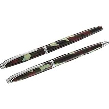 SHC4200 Steelpen 669 Kamuflaj Dolma Kalem+Tükenmez Kalem