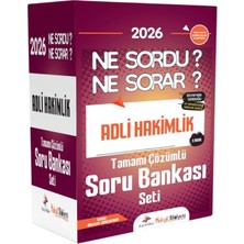 Dizgi Kitap 2026 Hukuk Atölyesi Adli Hakimlik Ne Sordu Ne Sorar Tamamı Çözümlü Soru Bankası Seti