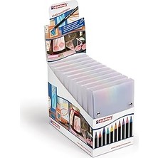 SHC4200 Edding 4 – 51150 Brush Pen Kartondisplay E-1340, 10 Parça, 130 x 185 x 205 mm
