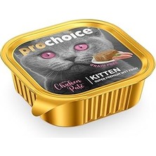 SHC4200 Prochoice Yavru Kediler Için, Tahılsız, Tavuk Etli Ezme, 100 G x 16 Adet