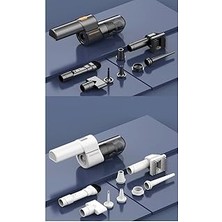 SHC4200 Wrapsol Oto Araç Süpürgesi Katlanabilir Vakumlu Üflemeli Şarjlı Çok Fonksiyonlu Evarabakamp 15000PA