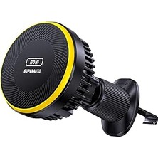 SHC4200 Aohi Kendinden Soğutmalı Magsafe Araç Montajlı Şarj Cihazı, 15W Kablosuz Manyetik Telefon Tutacılı