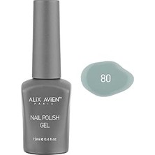 SHC4200 Alix Avien Su Yeşili Kalıcı Oje 80-Yoğun Renk Veren Jel Oje 12 Ml-Nail Uv Gel Polish 80