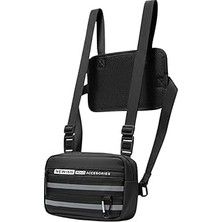 SHC4200 Reflektörlü Motosiklet Yelek Çanta Göğüs Çantası Motosiklet Yeleği