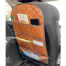 SHC4200 Araba Koltuk Arkası Eşya Düzenleyici Cepli Organizer Koruyucu Koltuk Arkası Çanta-Kaliteli Kumaş-Ka