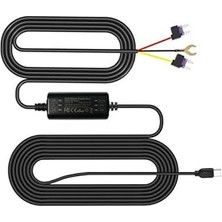 SHC4200 Coverzone 3 Metre Type-C Araba Hardwire Güç Kablosu 12/24V-5V Dönüştürücü – Otomobil Uyumlu Sürekli