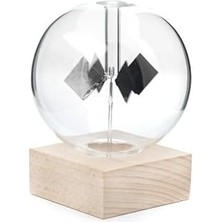SHC4200 Kikkerland Deko, Ahşap, Cam, Şeffaf, 11,8 x 11.2 x 15,9 cm