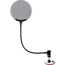 SHC4200 Gator Frameworks 12.4 Inç Gooseneck ile Metal Ekran Pop Filtresi (Gfw-Popfilter-Mtl)