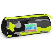 SHC4200 Coral High Kalem Çanta (Üç Bölmeli)