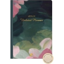 SHC4200 Le Color Keten Ciltli Süresiz Planlayıcı Yeşil 17X24