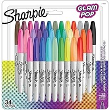 SHC4200 Sharpie Fine Glam Pop Permanent Markör 34LÜ Bls