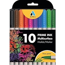 SHC4200 Adel Prime Ink Multisurface 10'lu Klasik Markör