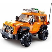 SHC4200 Sluban Model Bricks Off Road Turuncu Yapım Seti, 302 Parça