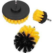 SHC4200 Kyrotech 3’lü Matkap Başlık Seti, Dayanıklı Naylon Temizlik Fırçası, Banyo, Mutfak, Der